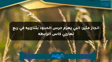 إنجاز مثير: إنبي يهزم حرس الحدود بثنائية في ربع نهائي كأس الرابطة